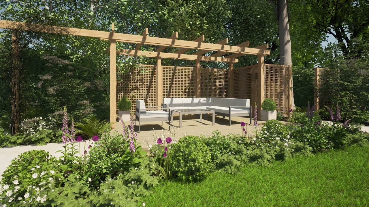3D Garden Design Visualisation - Landscape Design Process