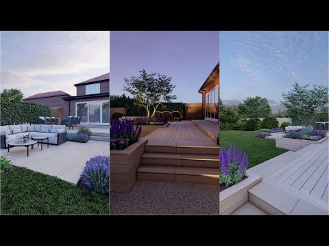 3D Garden Design Visuals Walkthrough