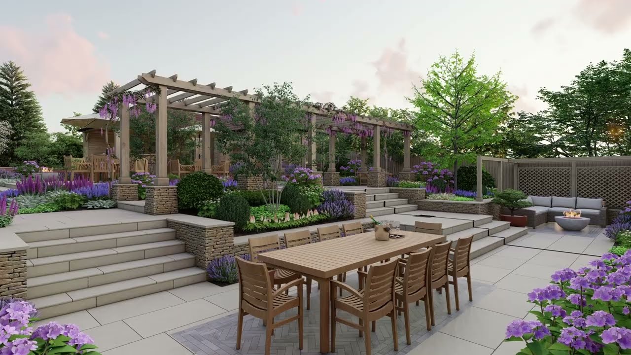 3D Visuals Of A Garden Design In Appleton