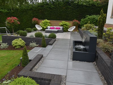modern garden cheshire